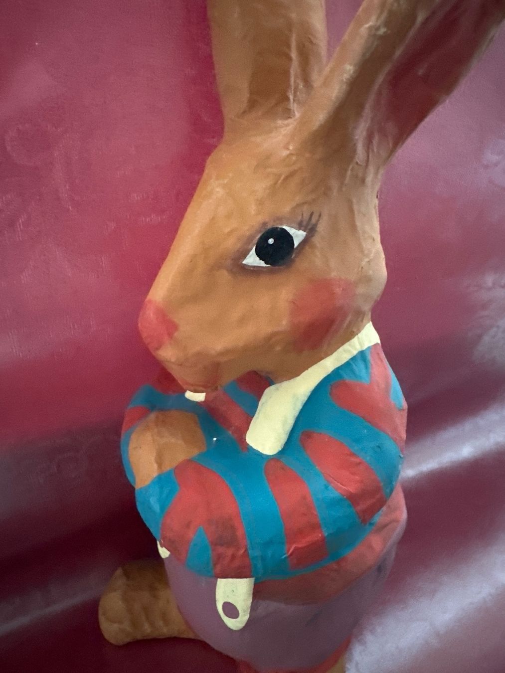 Tutte le decorazioni: Grosser Osterhase aus Pappmaché – Nuovo (secondo la descrizione) da Bern venduto da schnupka 3