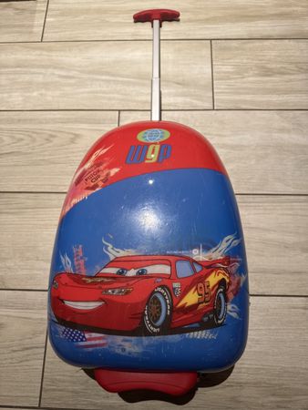 Kinderkoffer Cars Lightning McQueen rot gebraucht