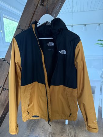 The North Face Regenjacke gelb/schwarz, Grösse M
