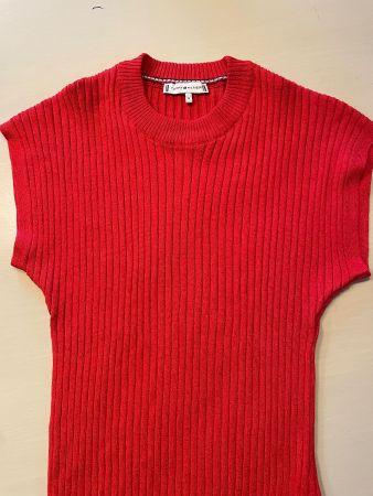 Pull sans manches rouge Tommy Hilfiger, Taille M