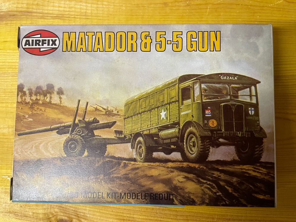 Airfix Matador + 5-5 Kanone Militär H0 / 00 | Kaufen auf Ricardo