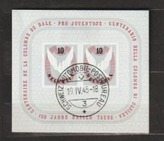 BRIEFMARKEN, Pro Juventute, 100 Jahre Basler Taube