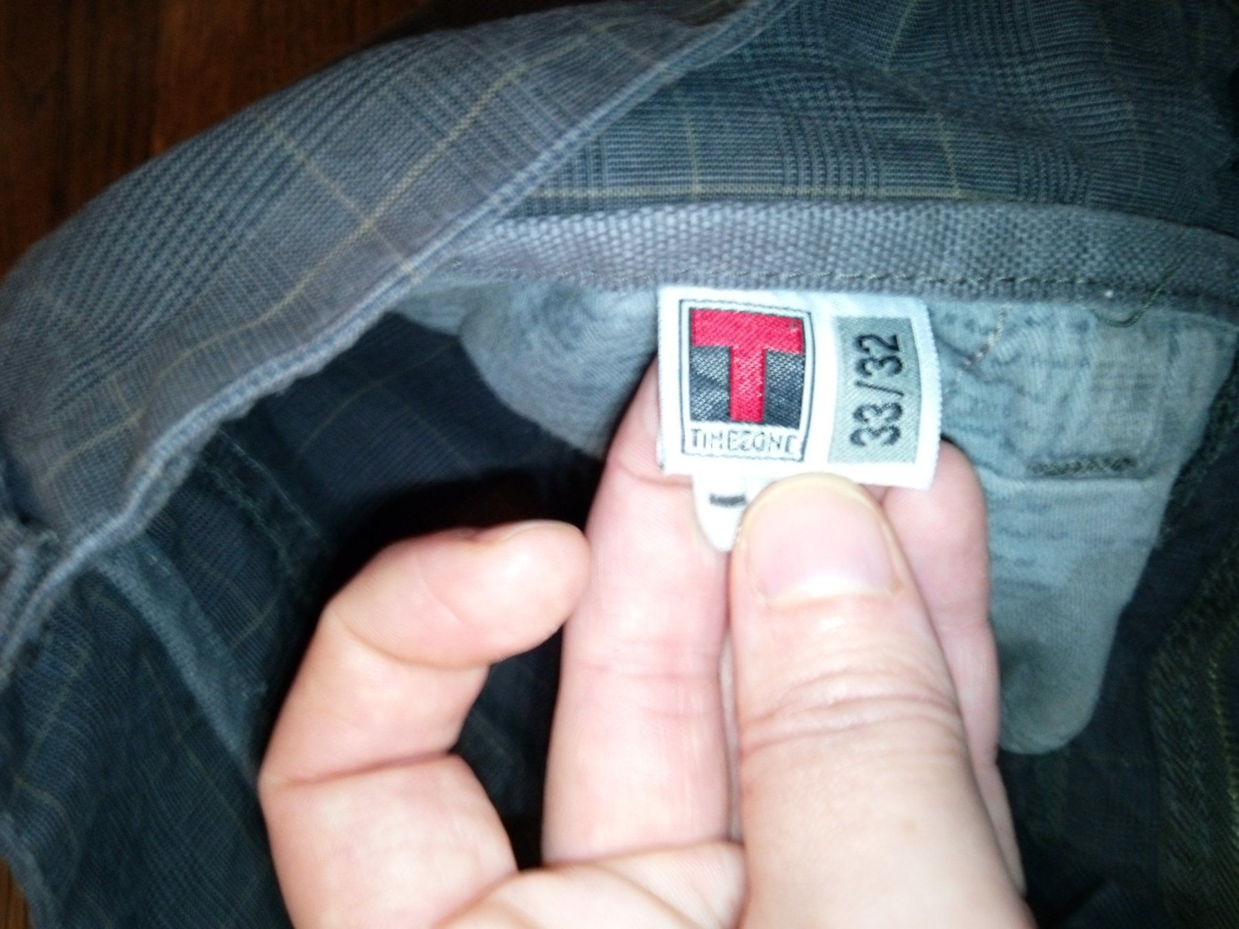 Pantaloni: Graue, gerade geschnittene Hose von Timezone, Grösse 33/32 – Usato da Schwyz venduto da s.verkauf 4