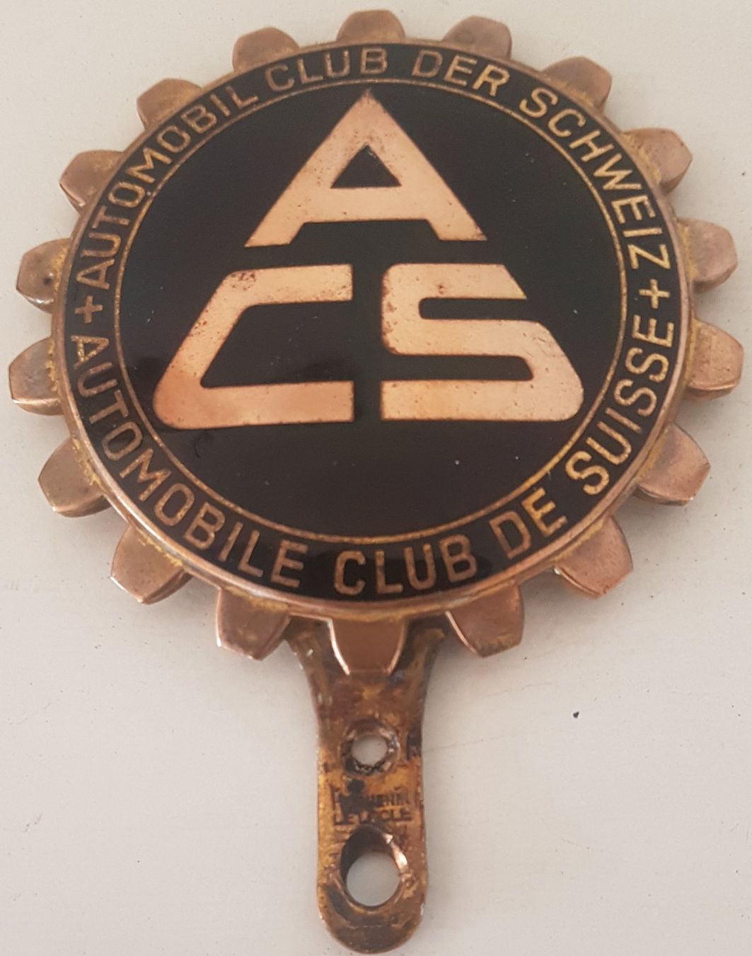 Schilder: Plakette ACS – Gebraucht aus Neuchâtel von Blondy_73