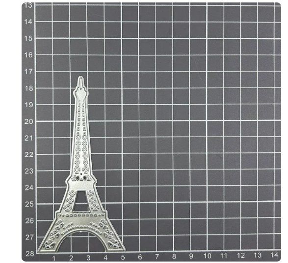 Sciablone: Neue Stanzschablone Eiffelturm / Paris – Nuovo e nell'imballaggio originale da Effretikon venduto da wenuss 1