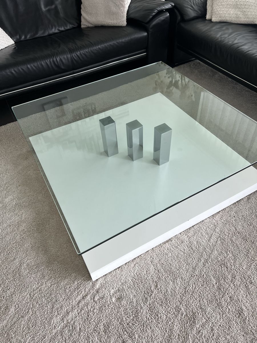 Divani: Leder Sofa, Designer Tisch, Teppich und Wandbild – Usato da Niederuzwil venduto da thumahabip 5