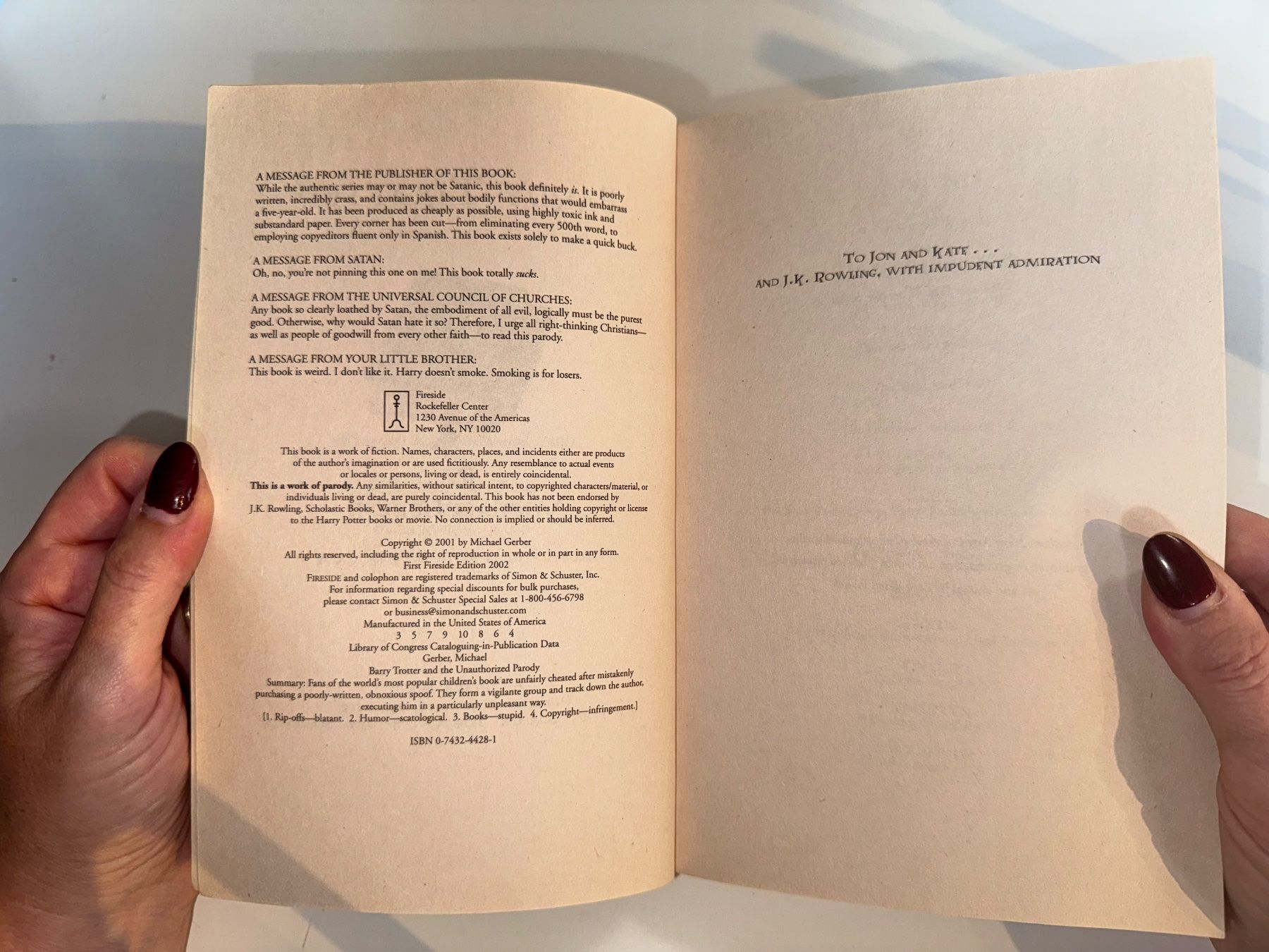Bücher: NOVEL: Michael Gerber, Barry Trotter and the anautorized .. – Gebraucht aus Grosswangen von English_books 2
