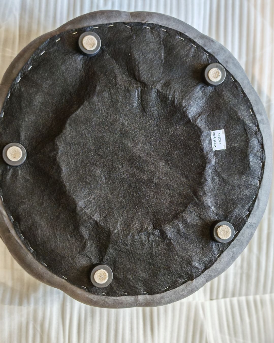Sgabelli: Pouf Chesterfield – Usato da Wabern venduto da fgf_5587 2