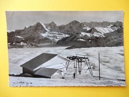 Foto-Karte  Niederhorn Beatenberg Bergstation belebt