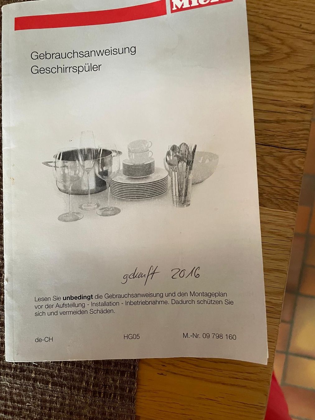 Miele Lavastoviglie: Miele Geschirrspüler – Difettoso da Birmensdorf ZH venduto da mku_9qbw 2
