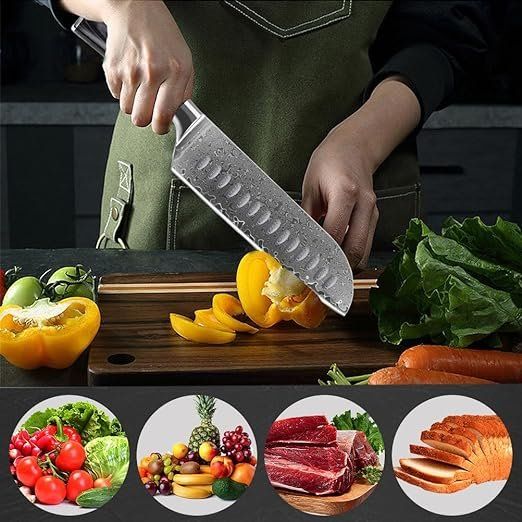 Küchenmesser: Santoku Messer Fleischmesser Scharfe Japanisches Messer – Neu und originalverpackt aus Oberentfelden von ase_sk8n 4
