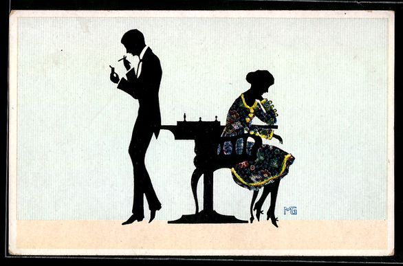 Cartoline postali: Marte Graf: Verlorenes Schachspiel, Sche – Usato da Berlin venduto da bartko-reher