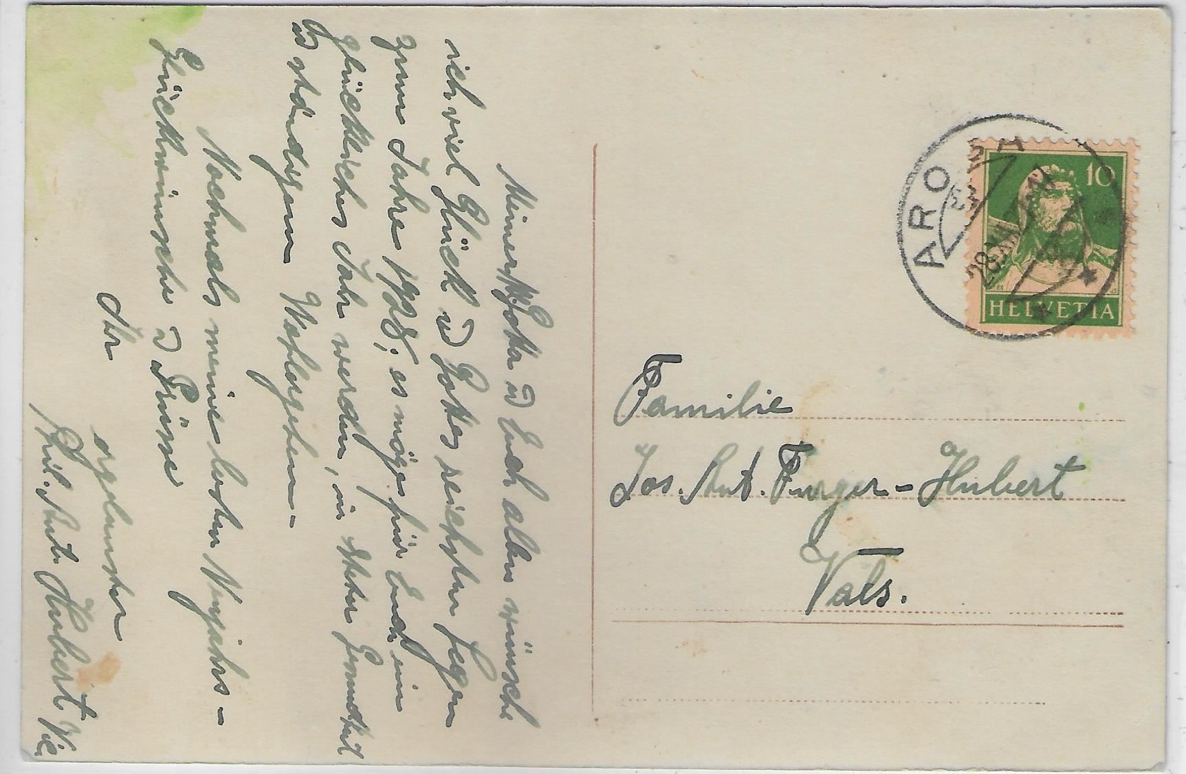 Cartoline postali: Katholische Kirche Arosa – Usato da Ettingen venduto da Kartenplanet 1
