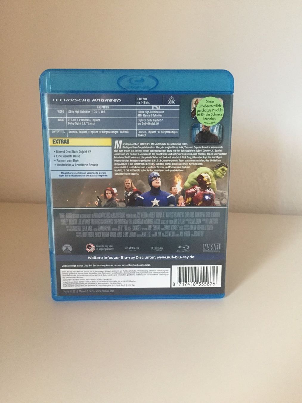 Tutti i DVDs: AVENGERS (2012) bluray – Nuovo (secondo la descrizione) da Tecknau venduto da Otacon0 1