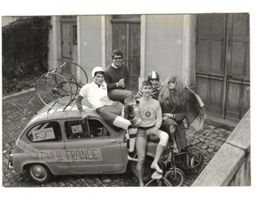 Tour de France Radfahrer Jux Fasnacht privat Foto