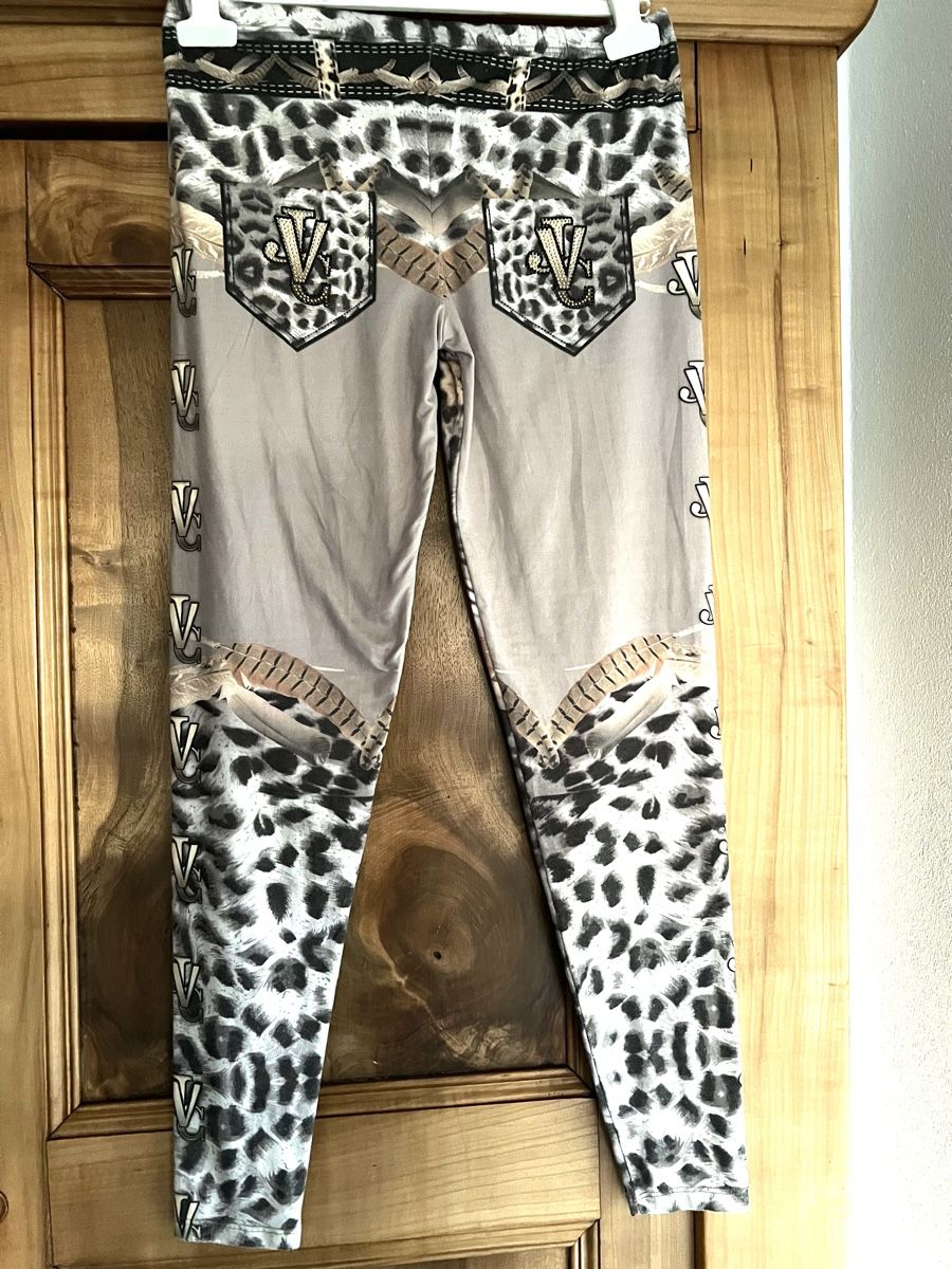 Leggings: Leggings imprimé léopard, taille L neuf – Nuovo (secondo la descrizione) da Porrentruy venduto da SYANKA 1