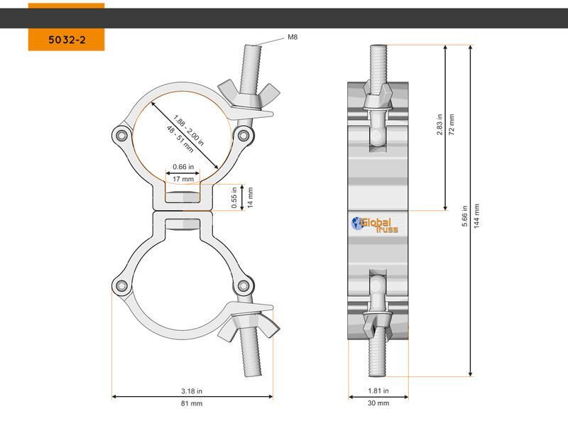 Tralicci: GLOBALTRUSS Coupler Small 48-51/30/100kg – Nuovo e nell'imballaggio originale da Däniken SO venduto da Profog1 1