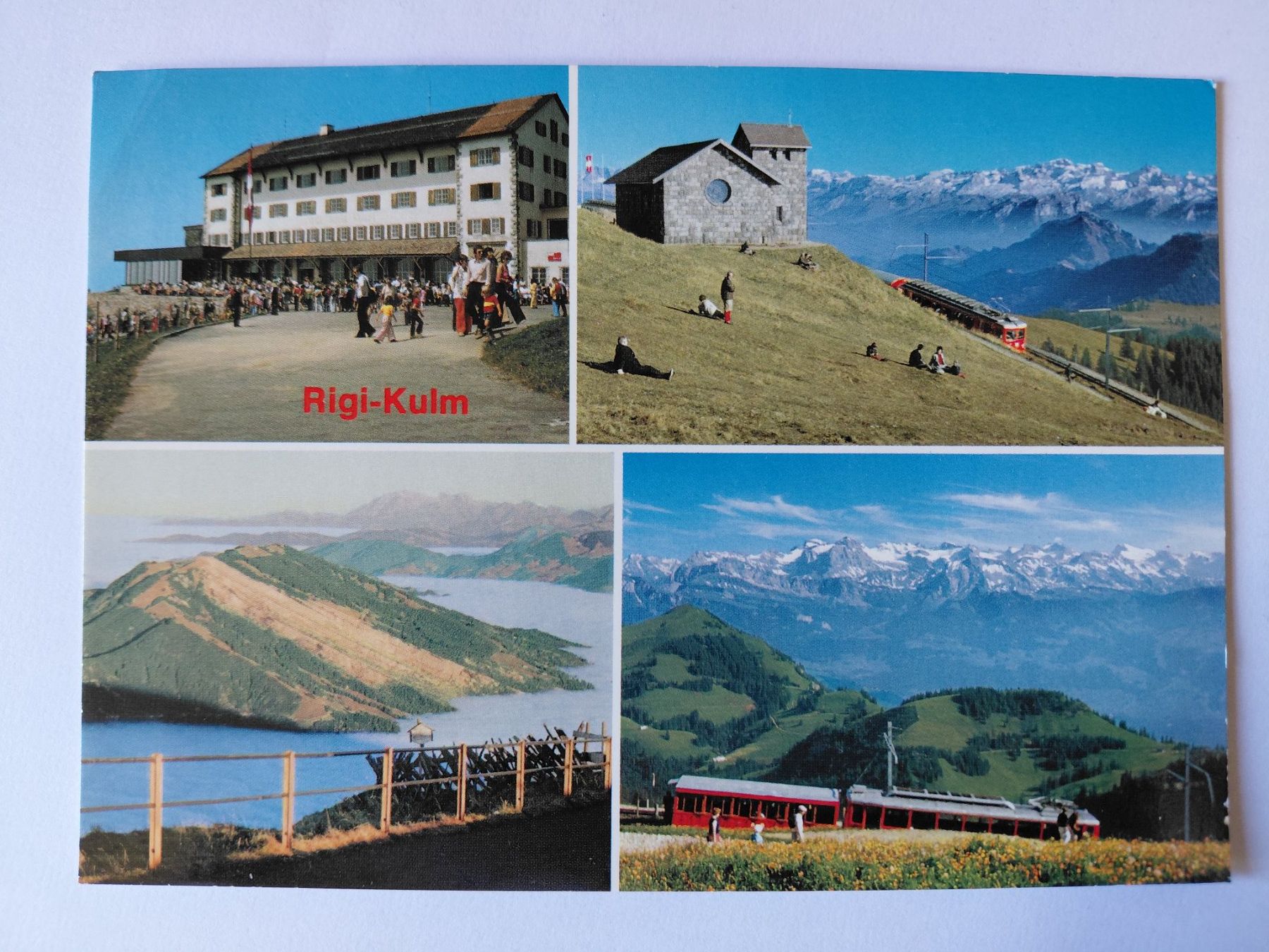 Cartoline postali: alte Rigi-Kulm Ansichtskarte, Sammlerstück, – Usato da Wattwil venduto da yburgler