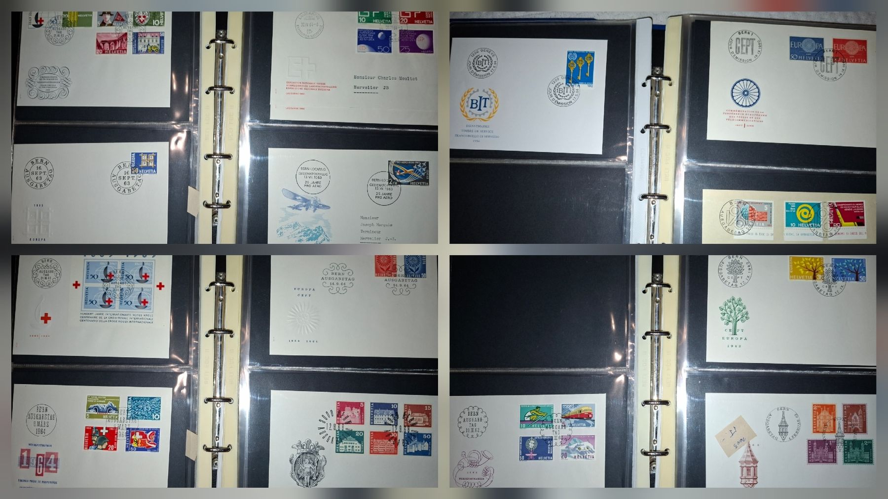 Tutti i francobolli: Album FDC 1962 - 1981 div Schweiz – Usato da Balgach venduto da SIMEON27 2
