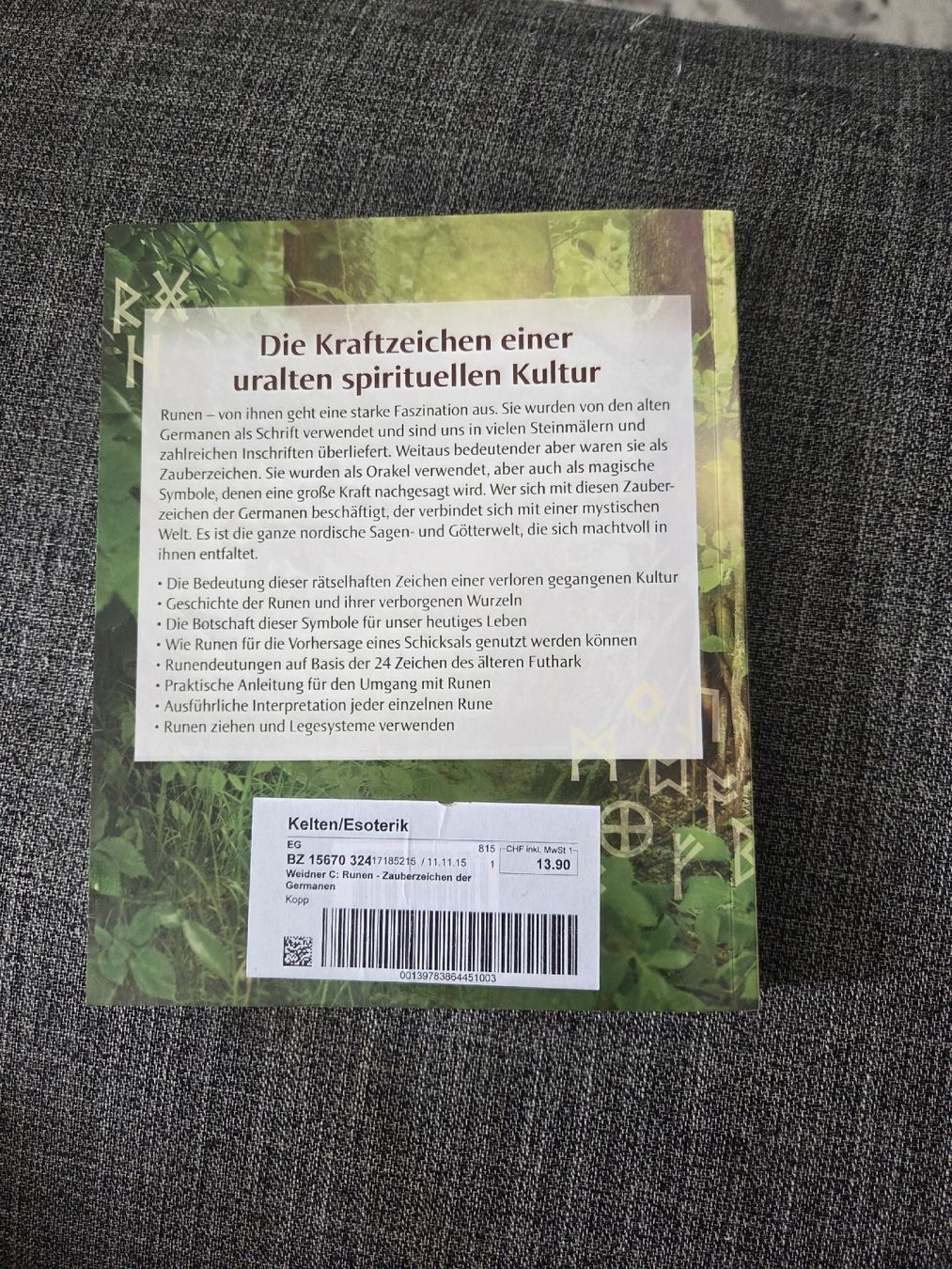 Libri: Runen - Zauberzeichen der Germanen – Usato da Lostorf venduto da _Venus_ 1