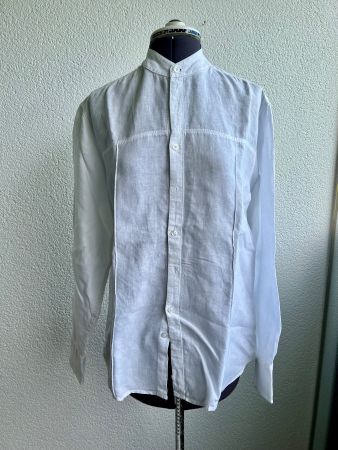 🤍 Angelo Litrico Leinenhemd weiss Gr. 37/38 wie neu