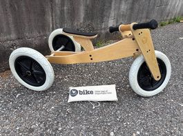 Wishbone Bike 3in1 in legno  Triciclo e Bici senza pedali
