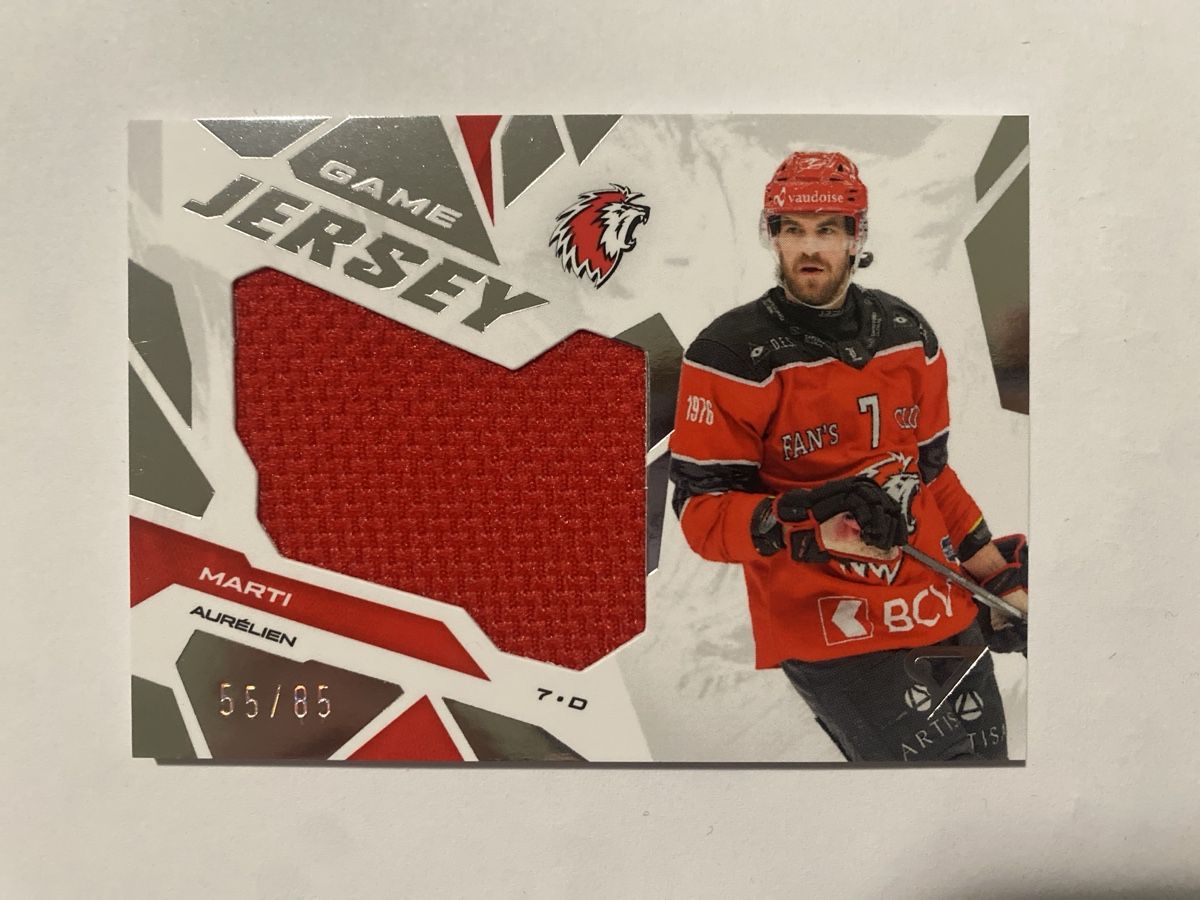Sportzoo Sammelbilder & Trading cards: Aurelien Marti Game Jersey NLA 2025/26 – Neu (gemäss Beschreibung) aus Winterthur von SeanTrieb