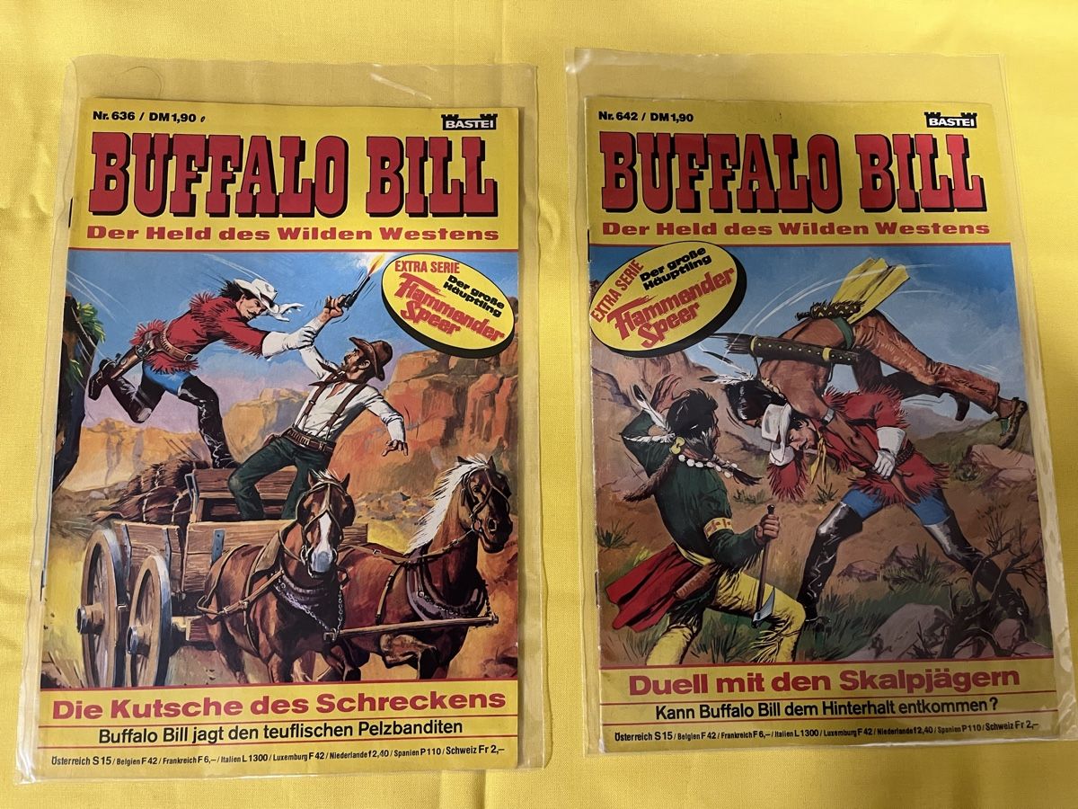 BD: Buffalo Bill. Nr  642, 636 – D'occasion à Oberentfelden par kar_sd97