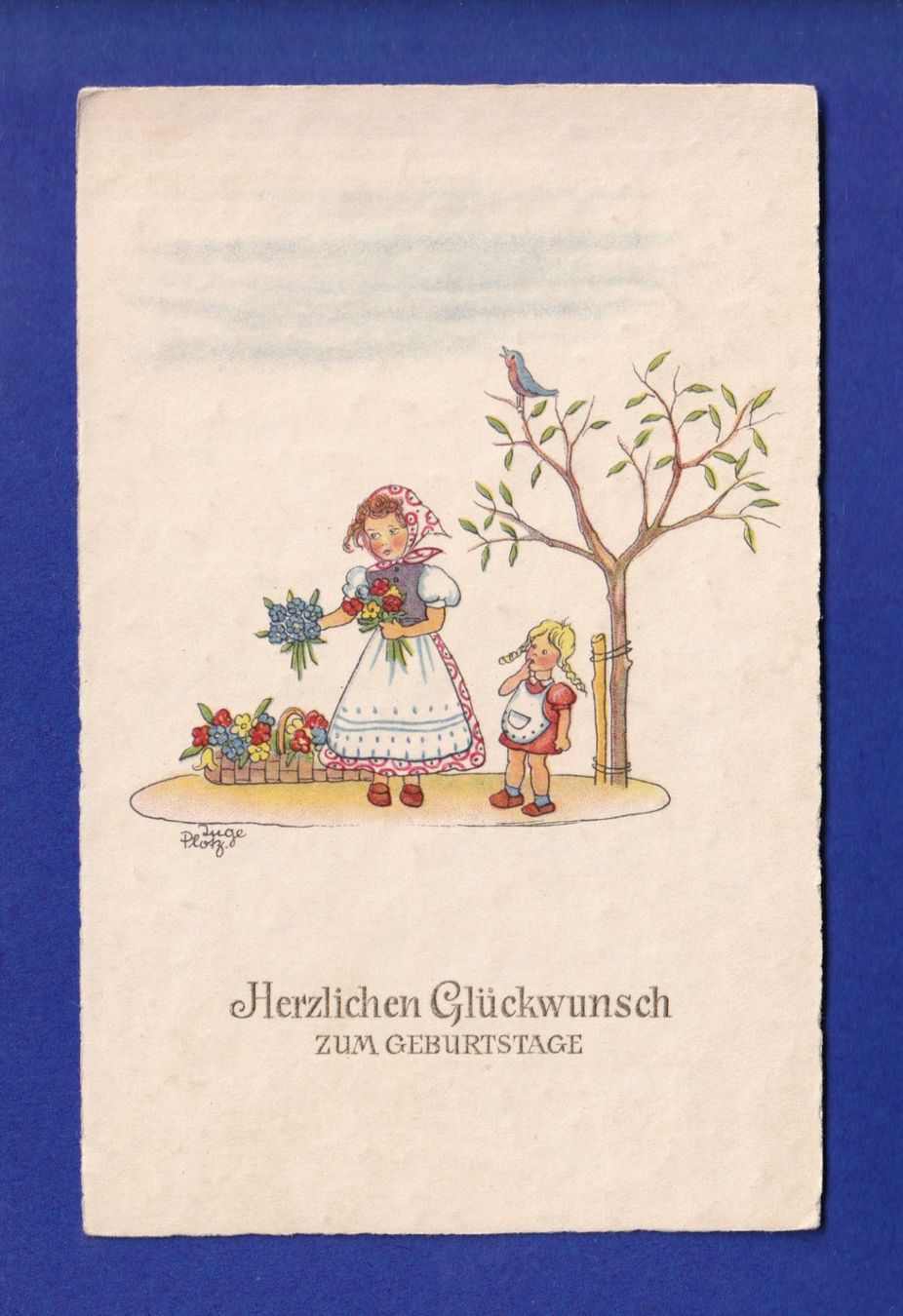 Cartes postales: ENFANT / KIND - Geburtstag – D'occasion à Pully par nicecards-shop