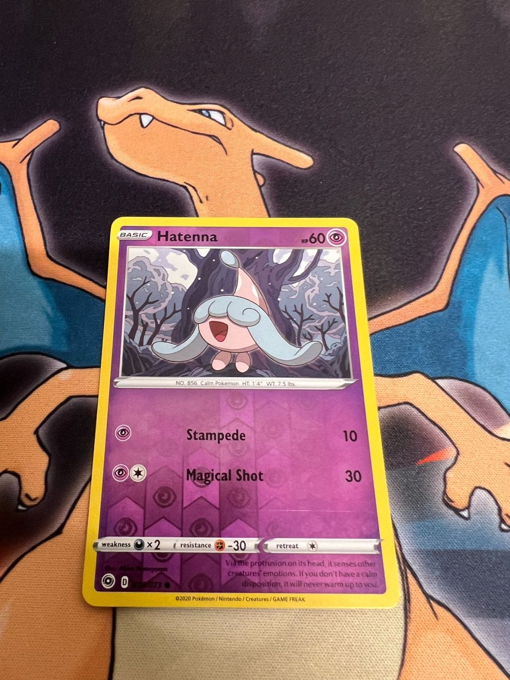 Pokémon Carte collezionabili: Hatenna (CPA 18) - Reverse Holo - Champion's Path – Nuovo (secondo la descrizione) da Bülach venduto da Pfrenzel