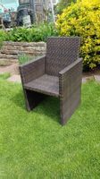 4 Gartenstühle, Rattan, neuwertig