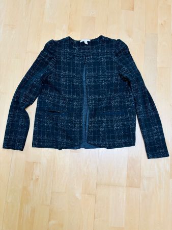 Esprit Damenblazer Gr. S - schwarz weiss kariert