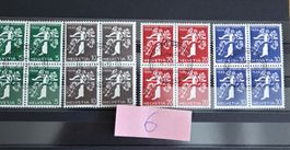 Briefmarken Schweiz 1939 Landesausstellung Italienisch