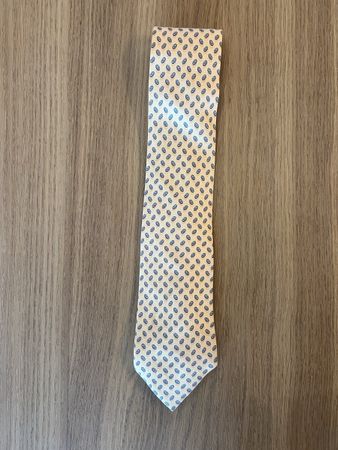 Cravate Hermès jaune