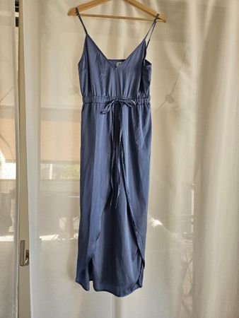 Satin-Midikleid (Grösse 36)