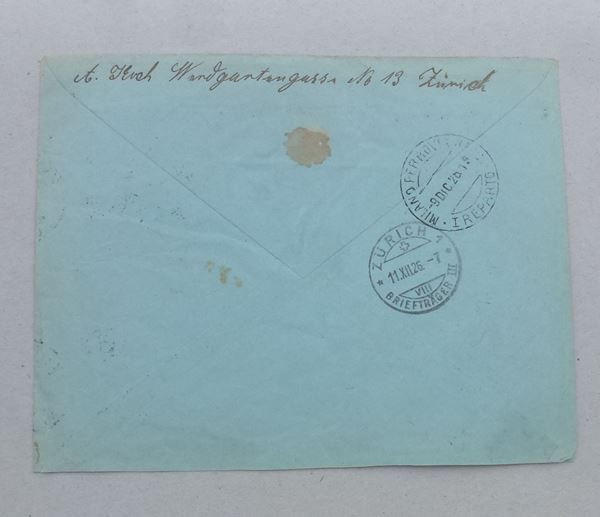 Tutti i francobolli: Flugbrief Schweizer Afrikaflug Nov. 1926 – Usato da Walkringen venduto da Casablanca777 1