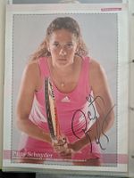 Patty Schnyder Autogramm A4 in Person gesammelt
