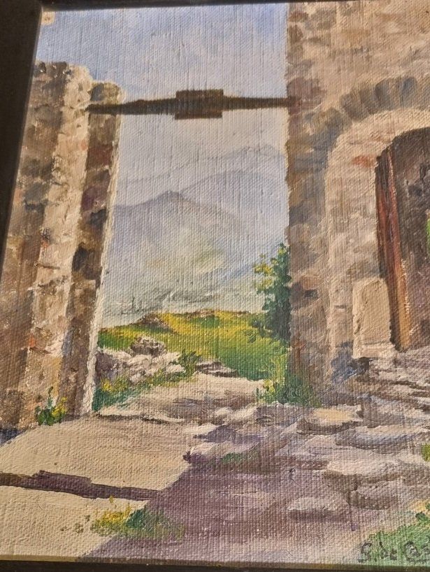 Dipinti: Kleines Gemälde aus einer Kunstsammlung – Usato da Flums venduto da Flumsantik 1