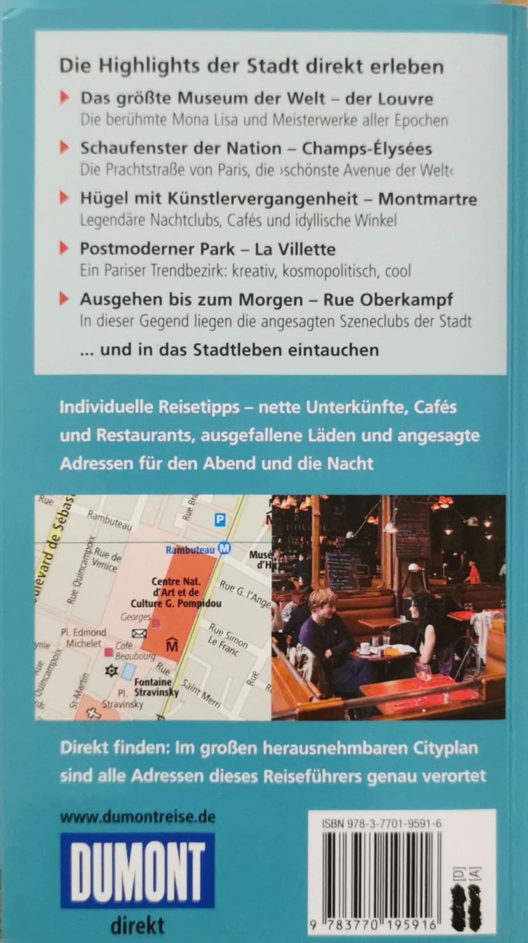 Bücher: Reiseführer Paris - Dumont direkt  – Gebraucht aus Bern von Libre_raria 1