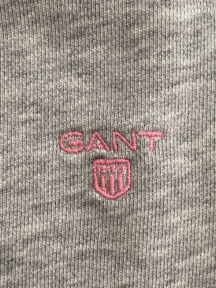 Gant Maglioni & Felpe: GANT Pullover, Gr. 122/128, grau mit rosa Symbol – Nuovo (secondo la descrizione) da Zürich venduto da konika71 1