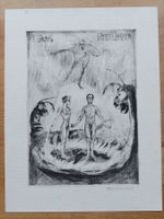 Exlibris Friedrich Dornbusch - Original Radierung signiert