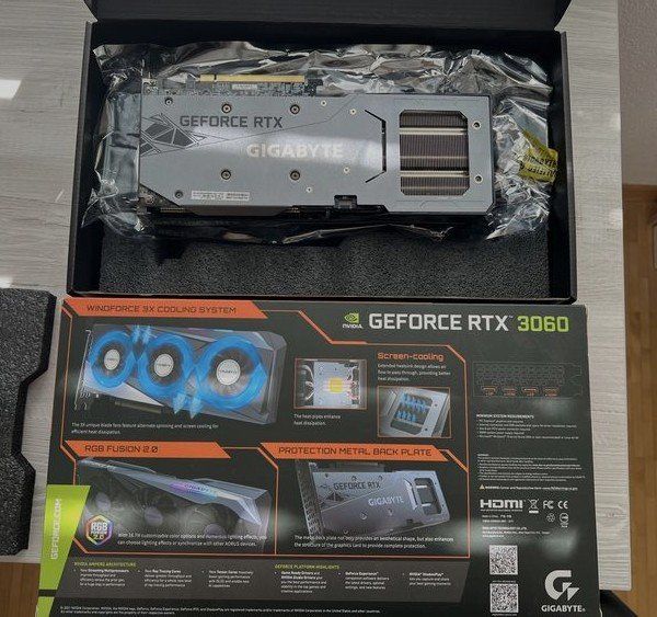 Grafikkarten: Gigabyte GeForce RTX 3060 – Gebraucht aus Alosen von A1pro 1