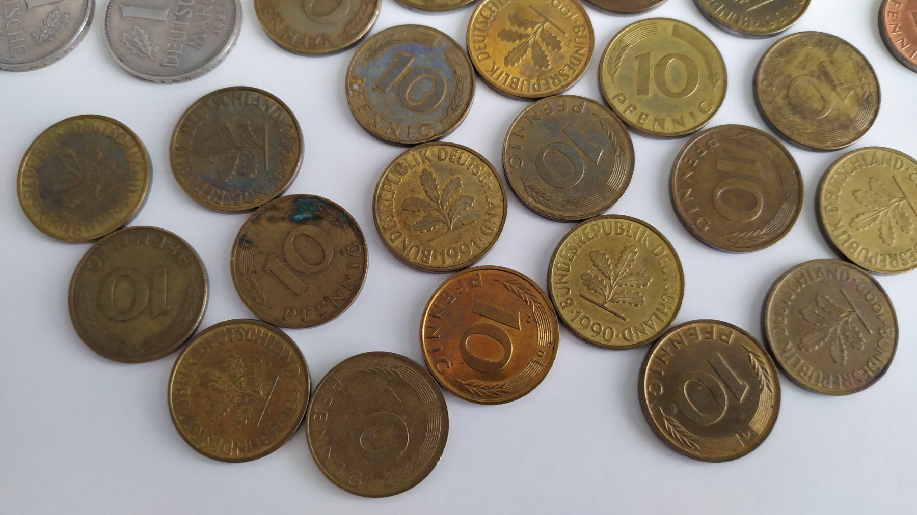 Tutti le monete: Lot Deutsche Mark, DM, ab 1980 – Usato da Chezard St-Martin venduto da Loucail 2