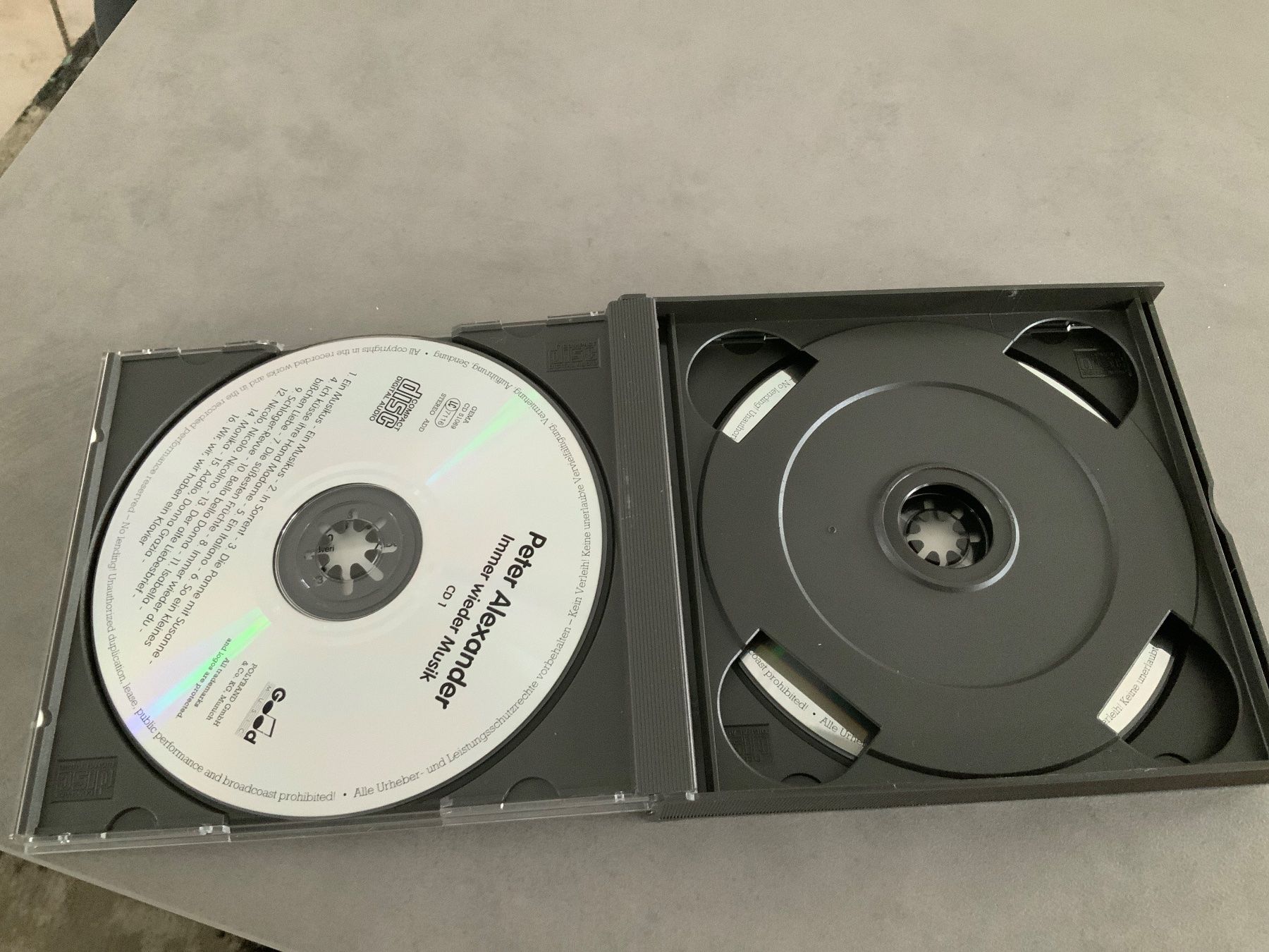 CDs: Peter Alexander, Immer wieder Musik, CD – Gebraucht aus Uster von Macita56 2