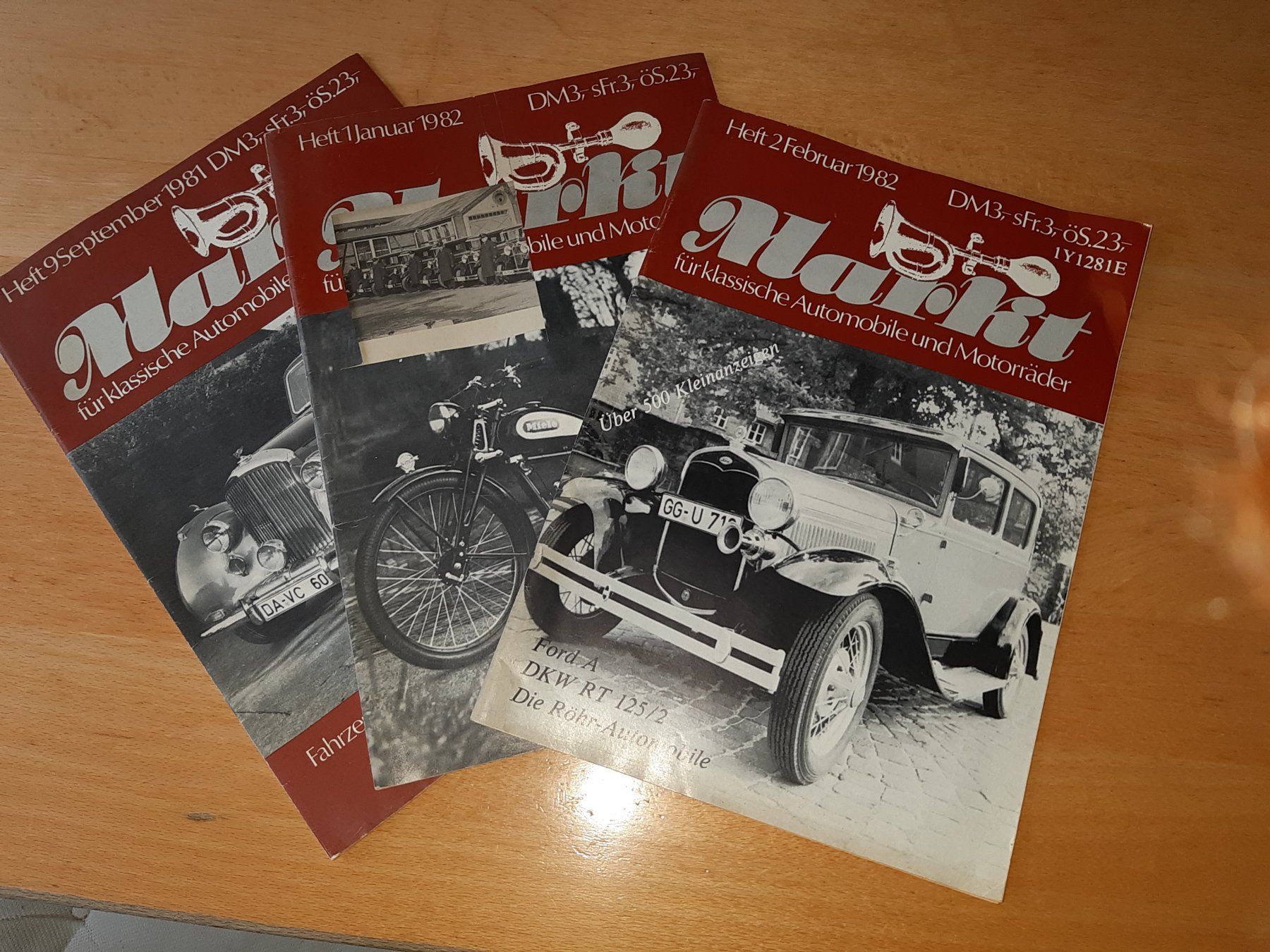 Riviste & Magazine: Oldtimer Markt Magazine Januar/Februar 1982, 1981 – Usato da Rotkreuz venduto da nigal