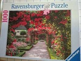 Puzzle Motiv "ROSENGARTEN"
