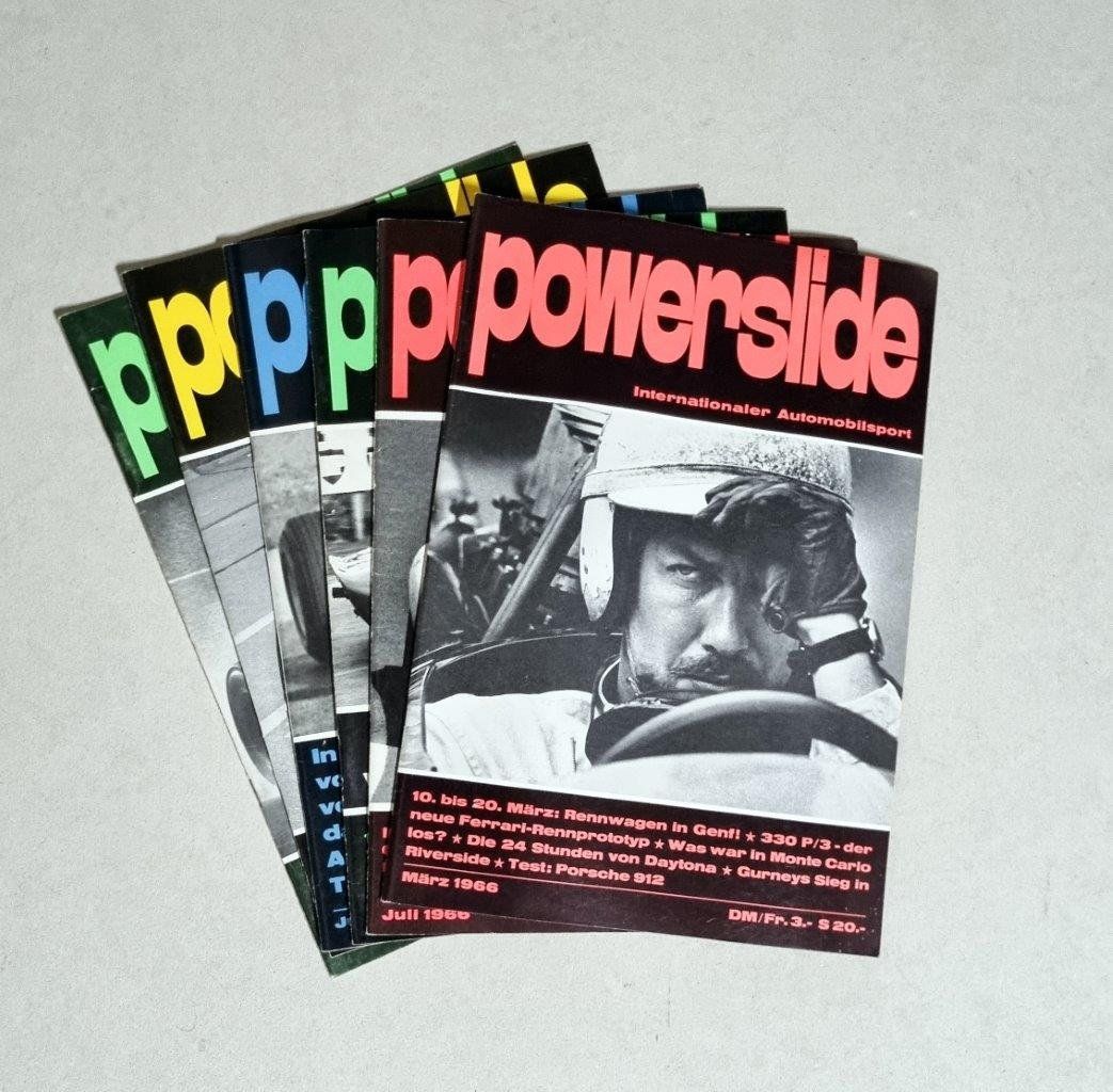 Zeitschriften & Magazine: Powerslide Internat. Automobilsport 1966 6 Hefte – Gebraucht aus Liebefeld von dreispitz94