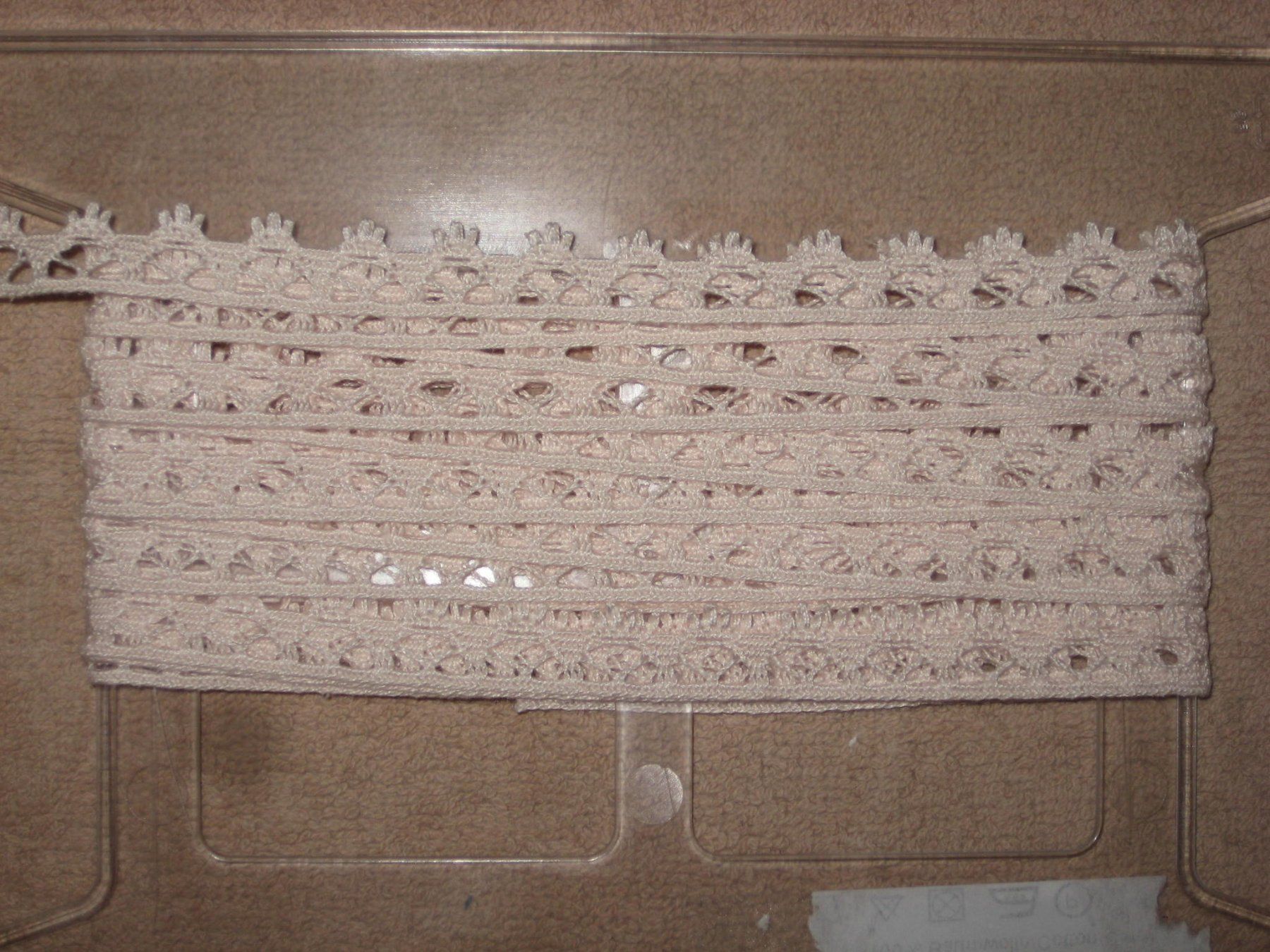 Stoffe: Baumwoll Häkelspitze beige 13mm breit – Neu (gemäss Beschreibung) aus Füllinsdorf von Schlupp