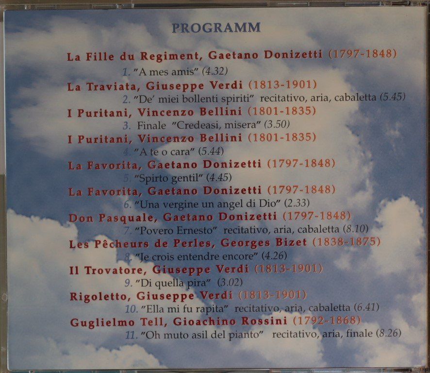CD: The Highest Tenor Arias & Caba – Usato da Luzern venduto da CONTENTI 2