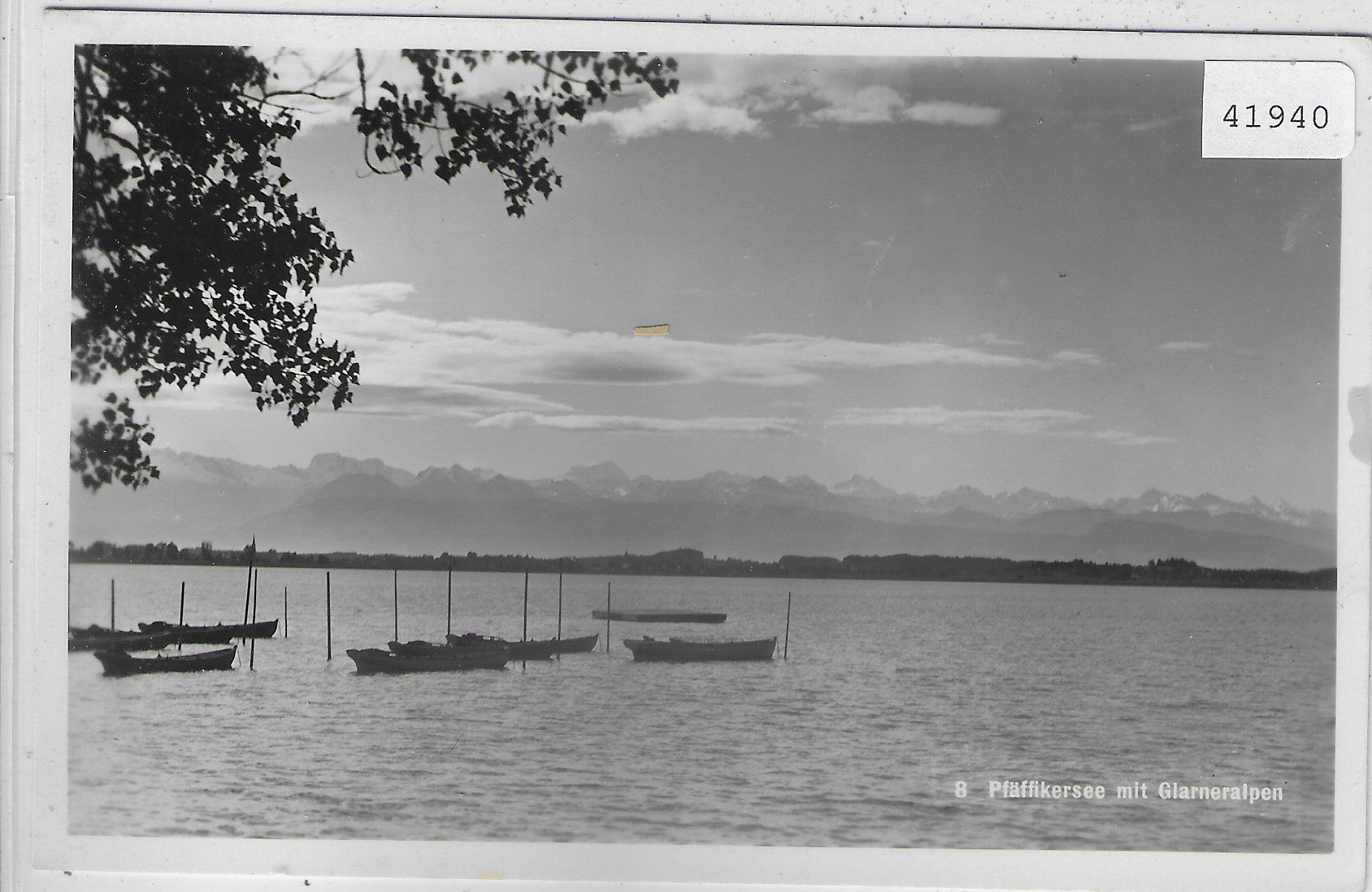 Cartes postales: Pfäffikersee mit Glarneralpen – D'occasion à Ettingen par Kartenplanet